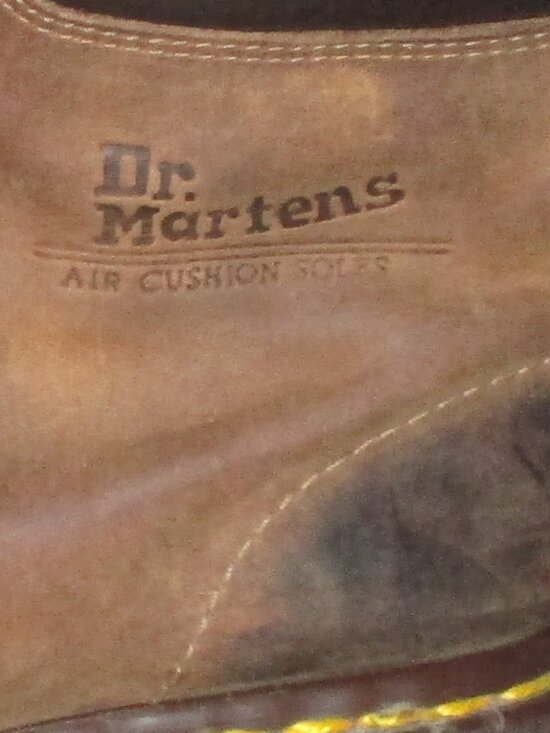 Dr. Martens Brown Ankle Work Boots 9 main image 6